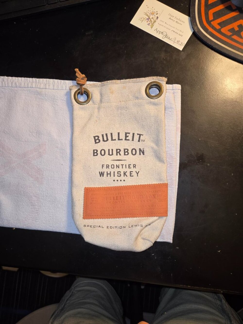 Bulleit Bourbon Frontier Whiskey Special Edition Lewis Bag